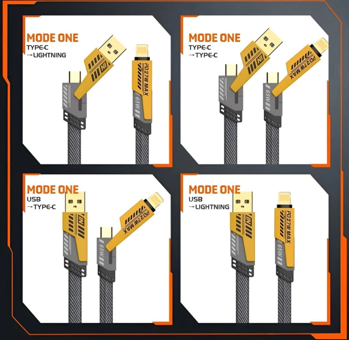 VoltLink 60W Braid Fast-Charge Cable