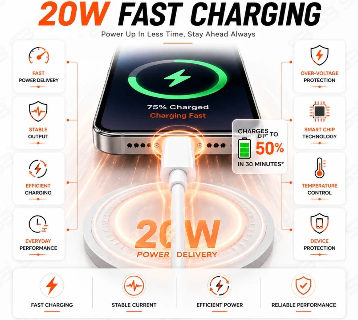 SwiftLink 20W USB-C to Lightning Cable