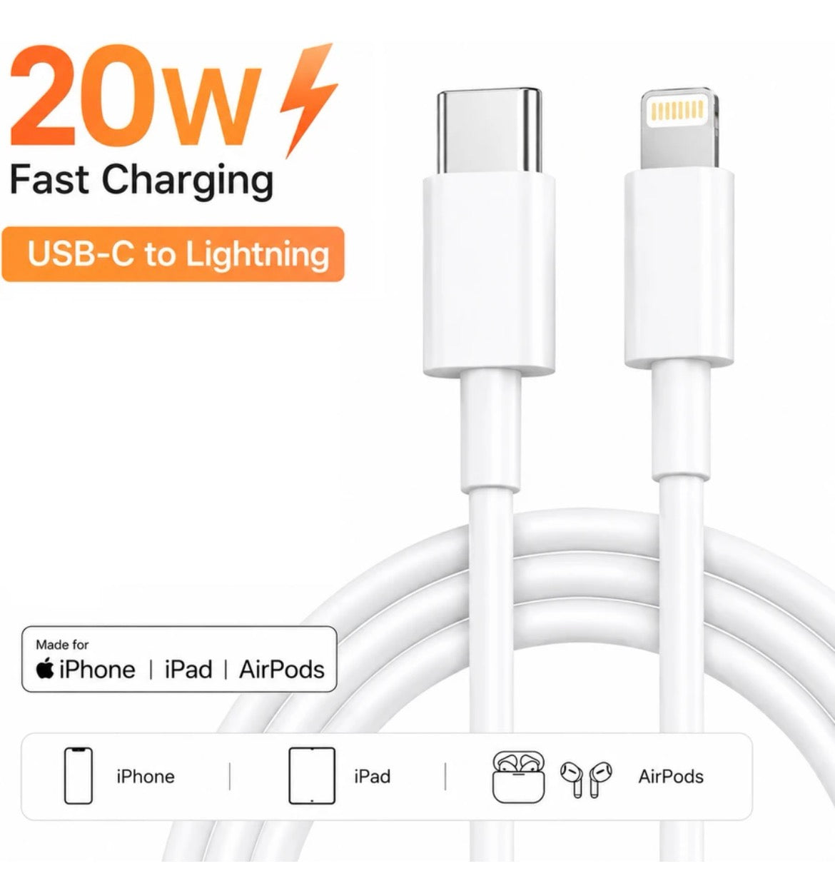 SwiftLink 20W USB-C to Lightning Cable